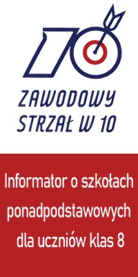 Zawodowy strzał w 10 - link do informatora o szkołach ponadgimnazjalnych